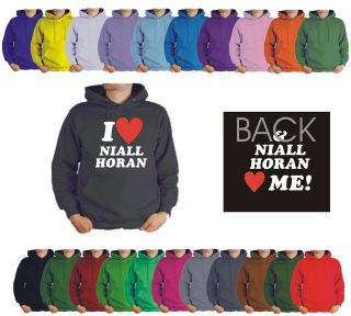 KIDS I LOVE NIALL HORAN HOODIE LOVES ME. 1 ONE DIRECTION 12 COLOURS 6 
