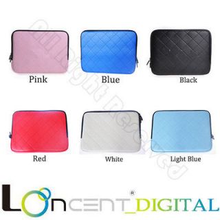 Laptop PU Leather Bag Case Sleeve For Apple Macbook Pro Air Size 11 