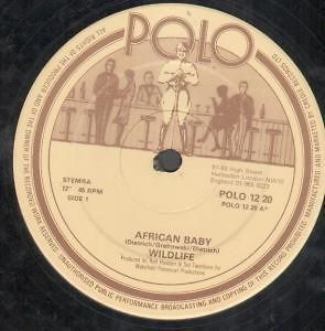 WILDLIFE (DANCE) african baby 12 2 track b/w barcelona (polo1220) uk 