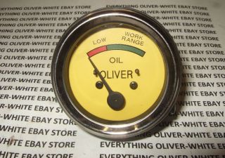 OLIVER TRACTOR OIL PRESSURE GAUGE SUPER 44 55 66 77 88
