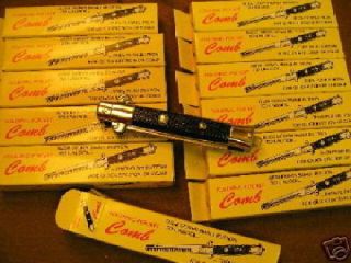 DOZEN SWITCHBLADE COMBS (knife comb with switch blade