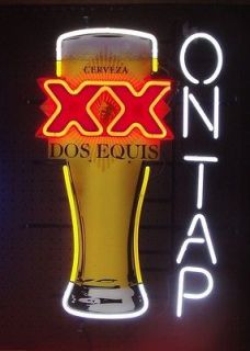 Cerveza XX Dos Equis Beer Neon Sign On Tap NEW