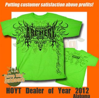 HOYT Green Wicked Shirt T Shirt Tee support carbon element Spider 