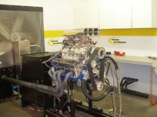 383 Chevy Crate Engine 550 HP Supercharged Dyno Tested Custom Turn Key 