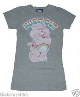   Authentic Junk Food Care Bears Hug It Out Ladies T Shirt Size Medium