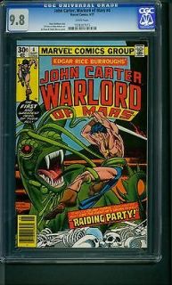 John Carter Warlord of Mars #4 (1977) CGC Graded 9.8 ~ Gil Kane Art 