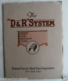 The D&R System Forms For Fireproof Floors National Concrete Metals 