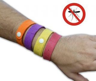 24x Anti Mosquito Bug Repellent Bracelet Wrist Band Natural No Insects