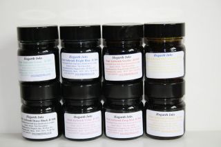   Inks Kit 8 colours x 25ml for Temporary Tattoos New from Hogarth Inks
