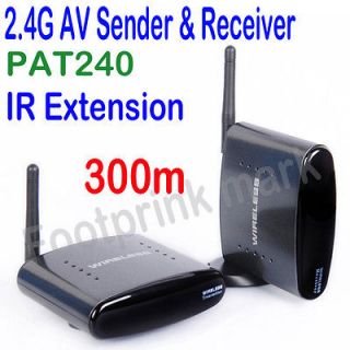   3W Audio Video A/V Signal Stereo Transmitter Sender Receiver DVR