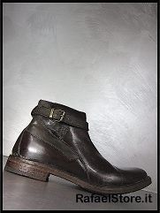   Shoes Ankle Boots Shell Brown Leather Brown Vintage New Collection