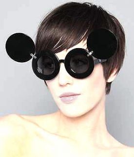 New Sunglasses Lady Mickey Mouse Gaga Paparazzi Flip Up Shades Super 