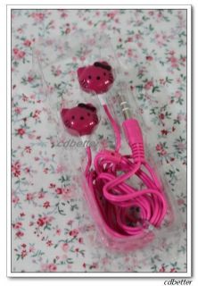 Lovely Hello Kitty Child Kids Earphone Headphone for  MP4 Player 