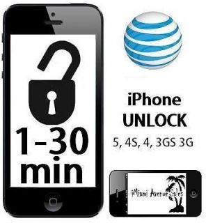   Factory Unlock Service IMEI Unlock for all ATT iPhones 5 4S 4 3GS 3G