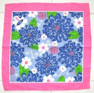 LILLY PULITZER FORD BREAST CANCER SCARF BANDANA LIFE HOPE COURAGE