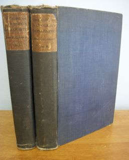 1899 History of NAPOLEON BONAPARTE by John S C Abbott, 2 Volumes 