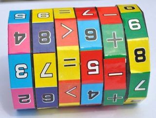 New Math Number Cube Variety Childrens math educational toy multi 