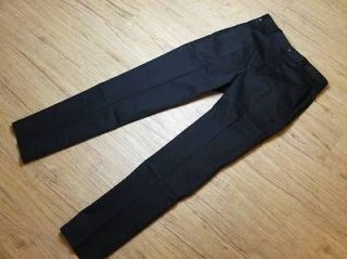 Mens J.Lindeberg(JX​3) Black 31x32 Slim Fit Golf Pants 100% Cotton