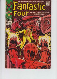   Four #81 Crystal joins team & Dons Costume Inhumans Kirby Lee