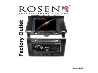 Rosen Honda Accord In dash/2 din Multi Media Navigation System GPS 