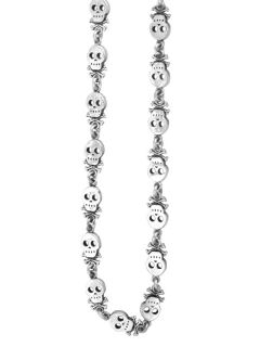King Baby Studio skull & crossbones motif necklace *SHOWROOM SALE* K54 