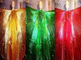 WHOLESALE 10 BELLY DANCE ISIS WINGS Choose Color/Fabric