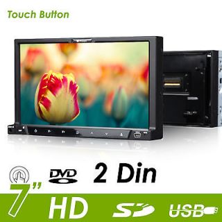   inch Touch Screen USB Double 2 Din In Dash Car Radio DVD Player