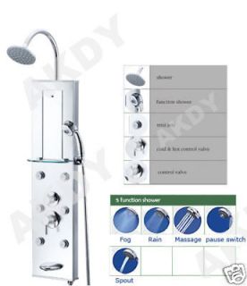 bathroom o483704 hydrotherapy massage aluminum shower panel returns 