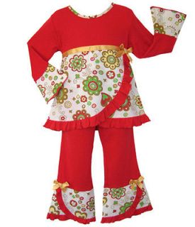   Girls 2/3T AnnLoren Boutique Holiday Clothing Christmas pants Outfit