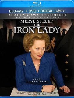 The Iron Lady (Blu ray/DVD, 2012, 3 Disc Set, No Digital Copy) Meryl 