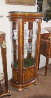 French Empire Glass Display Cabinet Jewellery Case Bijouterie