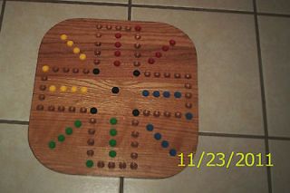 17  New Handcrafted Wooden Aggravation Game Board Complete with 