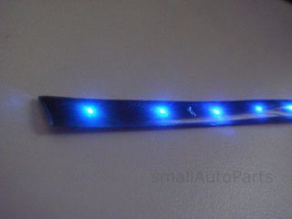 12 Blue 0603 SMD Flexible LED Light Strip for Motorcycle/Cho​pper 