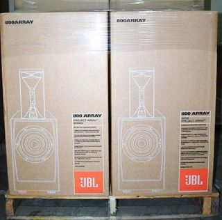 NEW PAIR (2) JBL 800 ARRAY SERIES Bookshelf Audio Speakers, BLACK 