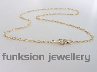 14 Carat Gold Filled Anklet Ankle Bracelet Figaro / Figure of 8 Chain 