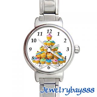   Tree Tower Stainless Steel 9mm Italian Charms Quartz Watch BC840