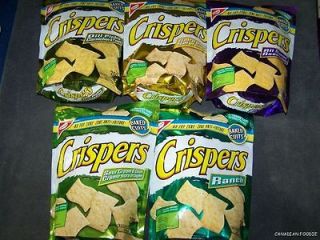 CRISPERS CRACKERS CHIPS 2 BAGS various flavours BAKED NOT FRIED