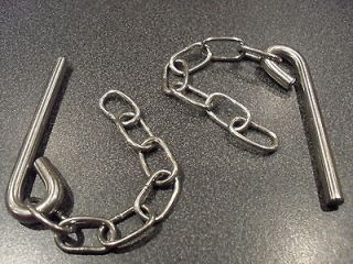   STAINLESS STEEL COTTER PINS AND CHAIN, TRAILER,HORSEB​OX, RAMP