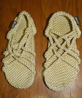 Newly listed Gurkees Neptune Rope Sandals Beige Womens Size 7 EUC