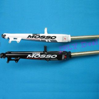   2011 Mosso MTB Aluminium 7005 Rigid Straight Fork 26 Black or White