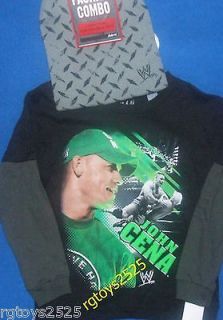 john cena green shirt in Sports Mem, Cards & Fan Shop