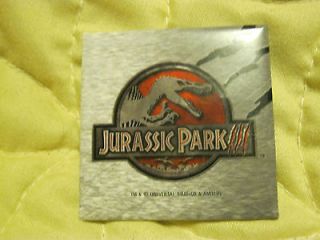 Jurassic Park 3 III Movie Safety Pin Button Spinosaurus Dinosaur 
