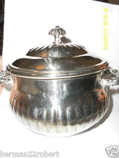 Leonard Silver Plated Tureen/Bowl with Cover; Vintage  Excellent