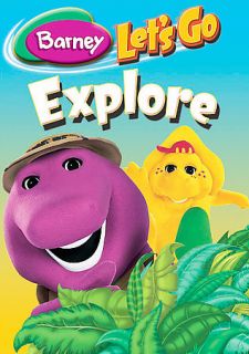 Barney   Lets Go Explore 3 Pack DVD, 2007, 3 Disc Set