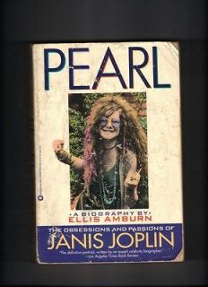 Book    JANIS JOPLIN    Pearl    Biography by Ellis Amburn