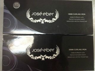 JOSE EBER CURLING IRON 19MM blue ionic infrared $300 professional hair 