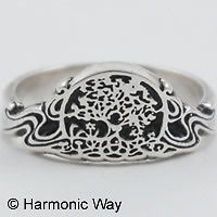 Celtic GREAT WORLD TREE OF LIFE Ring 925 Sterling Silver size 9