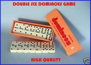 domino game set of 28 double six in plastic medium