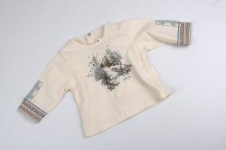 kenzo kids beige forest tribal print shirt boy infant 3221