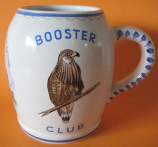 ULM Ulmer Keramik Booster Club 1 Beer Mug Stein Mug Parrot Bird Old 